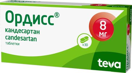 Фото Ордисс, таблетки 8 мг, 30 шт.