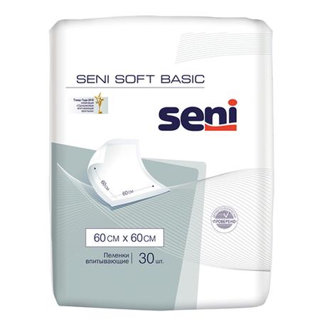 Фото Пеленки Seni Soft Basic 60 x 60, 30 шт.