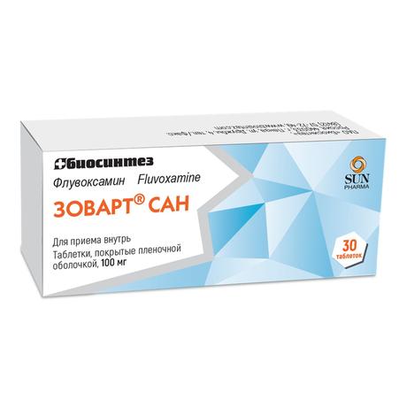 Фото Зоварт Сан, таблетки покрыт. плен. об. 100 мг, 30 шт.