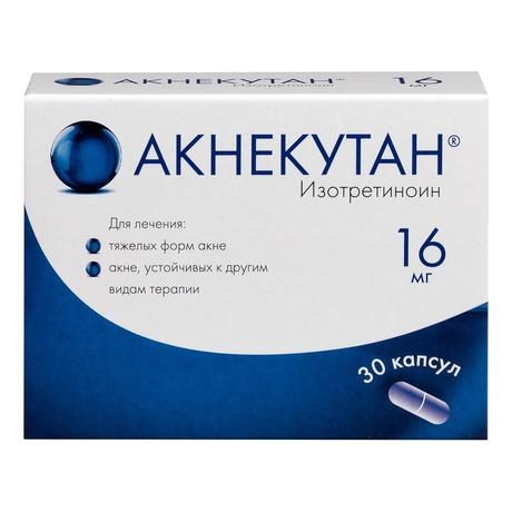 Фото Акнекутан, капсулы 16 мг, 30 шт.