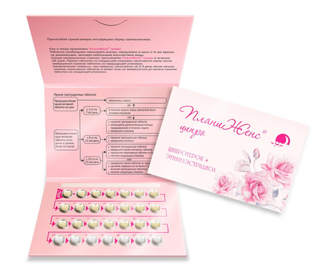 Фото ПланиЖенс ципро таблетки, покрытые пленочной оболочкой 20 мкг+150 мкг, 28 шт.