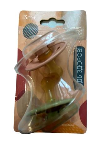 Фото Соска-пустышка латексная Будь здоров 3+, 2 шт.