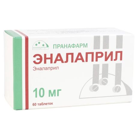 Фото Эналаприл табл 10 мг х60
