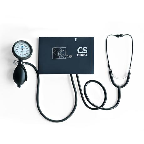Фото Тонометр CS Medica CS-117 механический (манометр совмещен с грушей) 