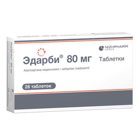 Фото Эдарби, таблетки 80 мг, 28 шт.
