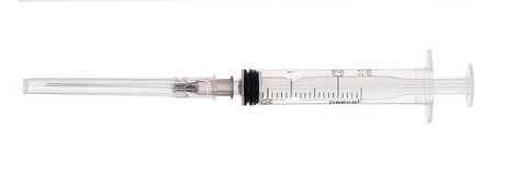 Фото Шприц одноразовый стерильный 3-х компонентный c иглой 22g 0,7x40 2 мл, 1 шт.