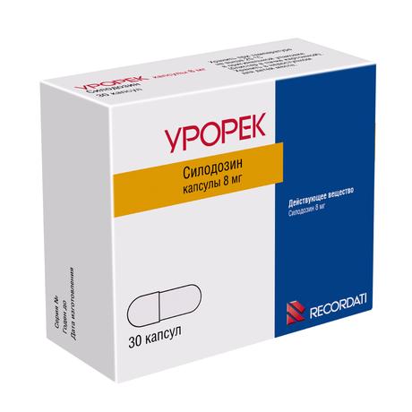 Фото Урорек, капсулы 8 мг, 30 шт.