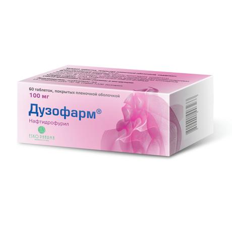 Фото Дузофарм,  таблетки покрыт. плен. об. 100 мг, 60 шт.