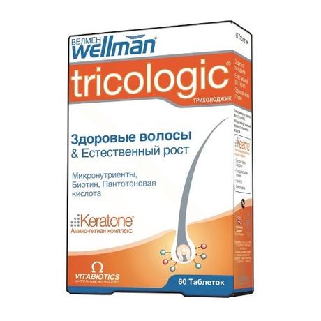 Фото Велмен Трихолоджик, таблетки 1045 мг, 60 шт.