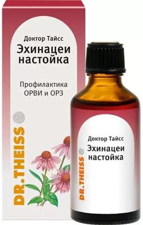 Фото Доктор Тайсс Эхинацея,  настойка, флакон50 мл, 1 шт.