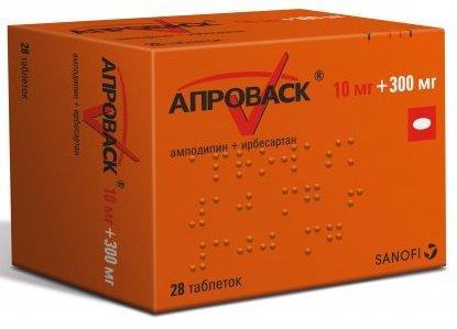 Фото Апроваск, таблетки покрытые пленочной оболочкой 10 мг+300 мг, 28 шт.