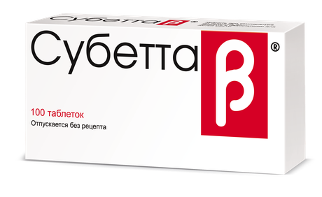Фото Субетта, таблетки для рассасывания, 100 шт.
