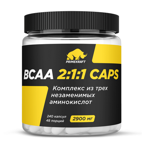 Фото BCAA 2:1:1 капсулы, 240 шт.