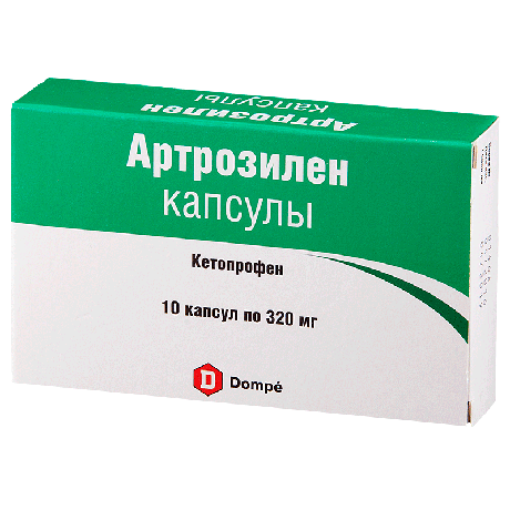 Фото Артрозилен, капсулы с пролонг. высвобождением 320 мг, 10 шт.