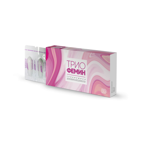Фото Триофемин, крем для интимной гигиены дозированный 1.2 г, 10 шт.