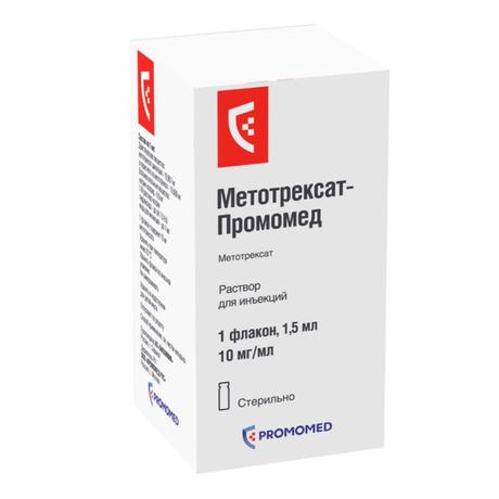Фото Метотрексат-Промомед, раствор для инъекций 10 мг/мл флакон, 5 мл