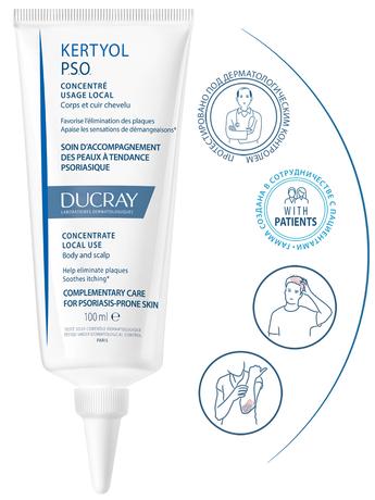 Фото Ducray Kertyol PSO Conc концентрат для местного применения против шелушения, 100 мл