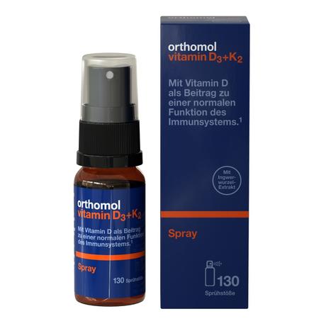 Фото Ортомоль Витамин D3+К2 спрей 20мл