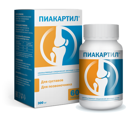 Фото Пиакартил, капсулы 300 мг, 60 шт.
