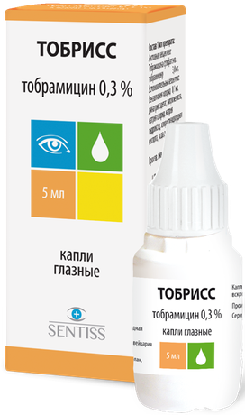 Фото Тобрисс, капли глазные 0.3%, 5 мл