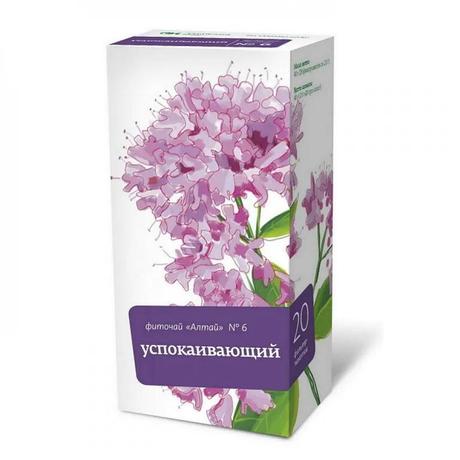 Фото Фиточай Алтай № 6 успокаивающий, фильтр-пакеты 2 гр., 20 шт.