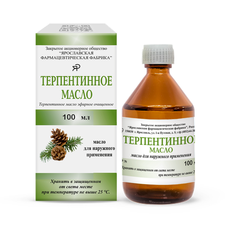 Фото Терпентинное масло, 100 мл