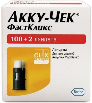 Фото Ланцеты  Accu-Chek FastClix, 102 шт.