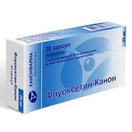 Фото Флуоксетин-Канон, капсулы 20 мг, 30 шт.
