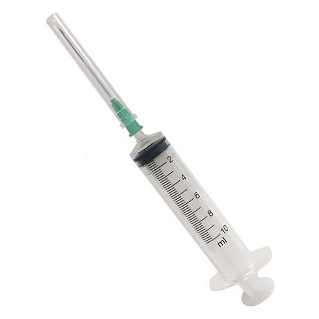 Фото Шприц одноразовый стерильный 3-х компонентный Луер 10 мл с иглой 21G (0,8х 40мм), 10 шт.