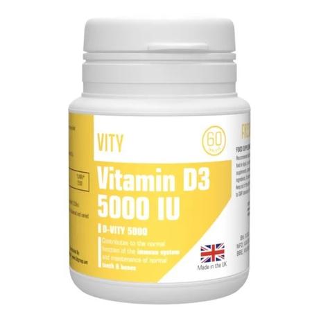Фото Vity Витамин Д3 5000 МЕ, таблетки, 60 шт.