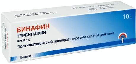 Фото Бинафин, крем 1%, 10 г