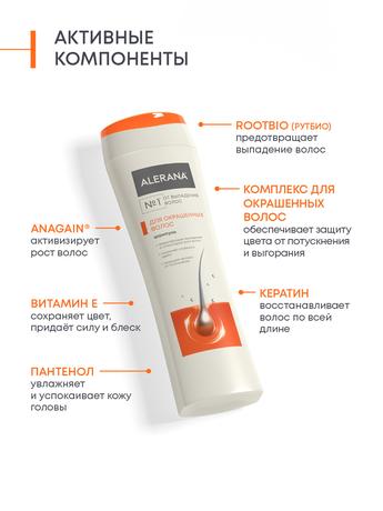 Фото Алерана, шампунь для окрашенных волос, 250 мл