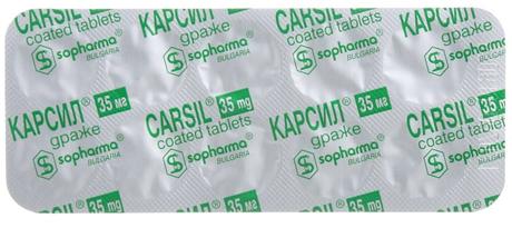 Фото Карсил, таблетки 35 мг, 180 шт.
