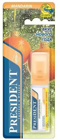 Фото Президент, спрей для полости рта без спирта (мандарин), 20 мл