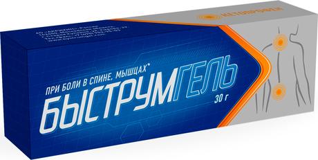 Фото Быструмгель, гель 2.5%, 30 г