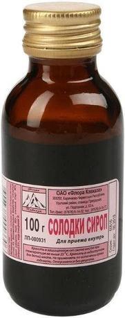 Фото Солодки корня сироп, 100 г (Флора Кавказа)
