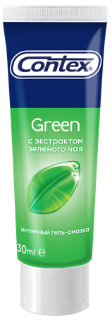 Фото Contex, гель-смазка Green с антиоксидантами, 30 мл