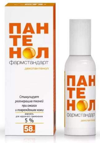 Фото Пантенол Фармстандарт, пена 5%, аэрозоль 58 г