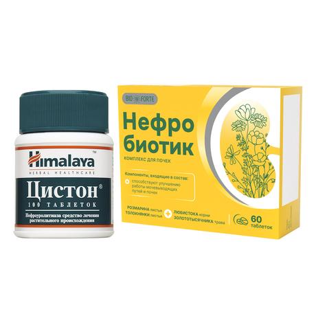 Набор Цистон табл х100 и Нефробиотик BioForte табл х60