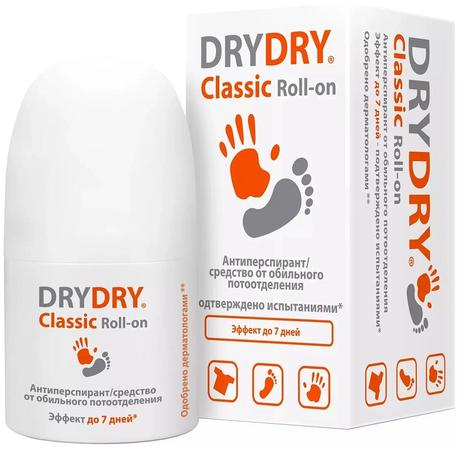 Фото Драй Драй Классик Ролл-он, средство от обильного потоотделения, флакон-ролик, 35 мл