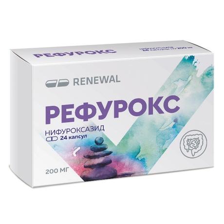 Фото Рефурокс, капсулы 200 мг, 24 шт.