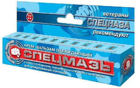 Фото Спецмазь, крем-бальзам охлаждающий, 44 мл