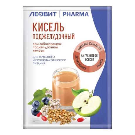 Фото Леовит PHARMA Кисель Поджелудочный пакетик 20 г 