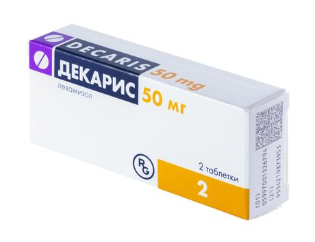 Фото Декарис, таблетки 50 мг, 2 шт.