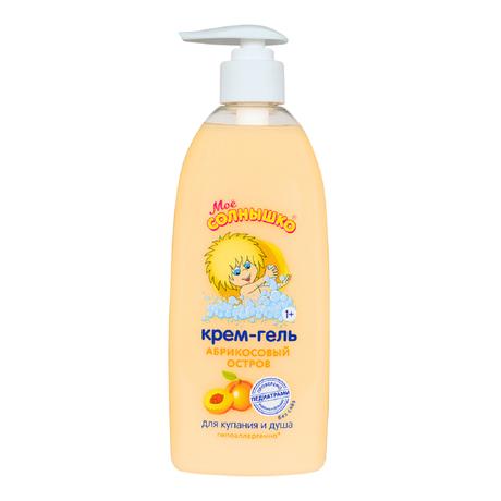 Фото Мое солнышко, крем-гель детский для купания и душа абрикосовый остров, 400 мл