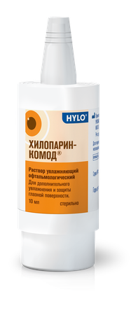 Фото Хилопарин-Комод, раствор офтальмологический увлажняющий, 10 мл