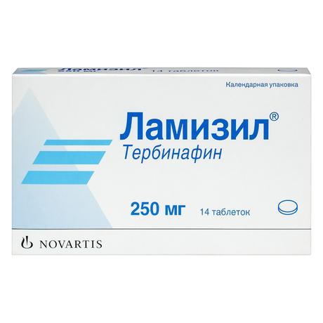 Фото Ламизил, таблетки 250 мг, 14 шт.