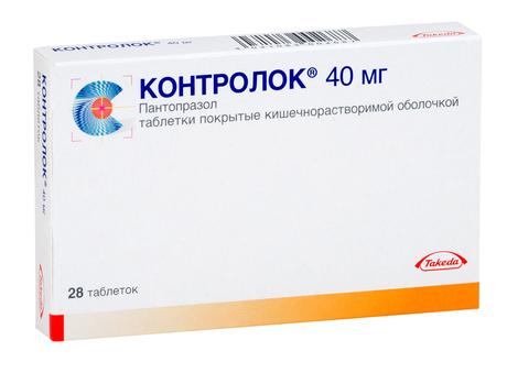 Фото Контролок, таблетки покрыт. плен. об. 40 мг, 28 шт.