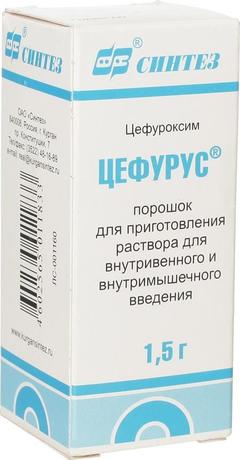 Фото Цефурус, порошок, 1.5 г