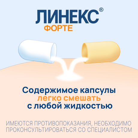 Фото Линекс Форте,  капсулы, 28 шт.